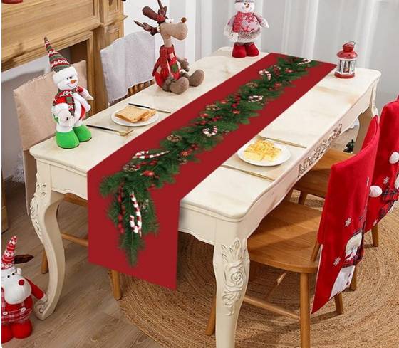 Vianočný behúň na stôl 7